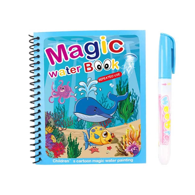 Magic Water Drawing Book