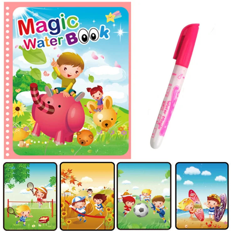 Magic Water Drawing Book