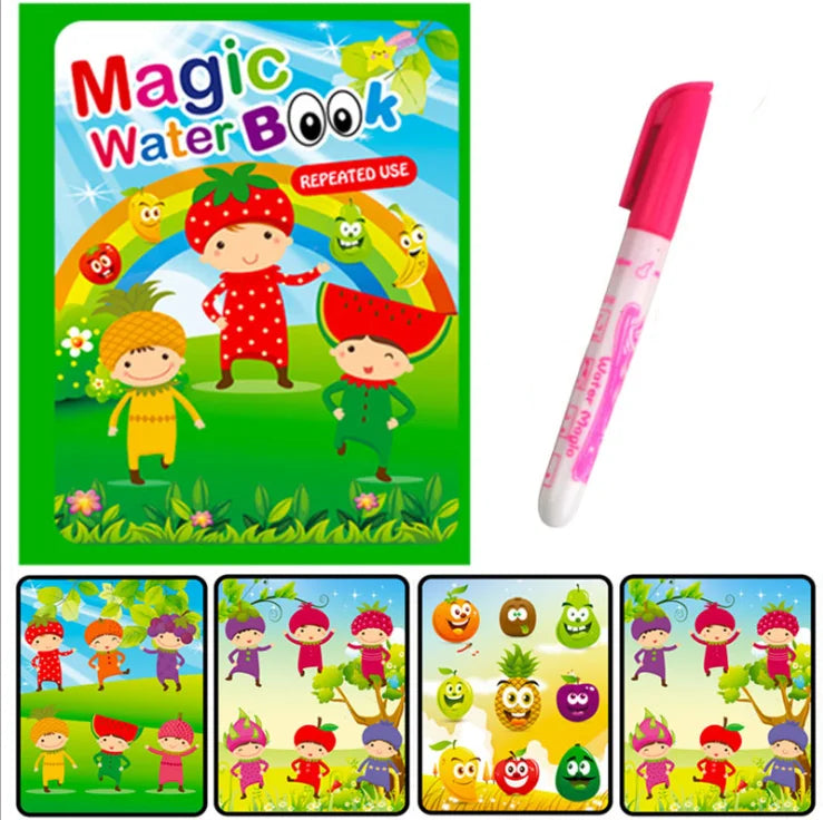 Magic Water Drawing Book