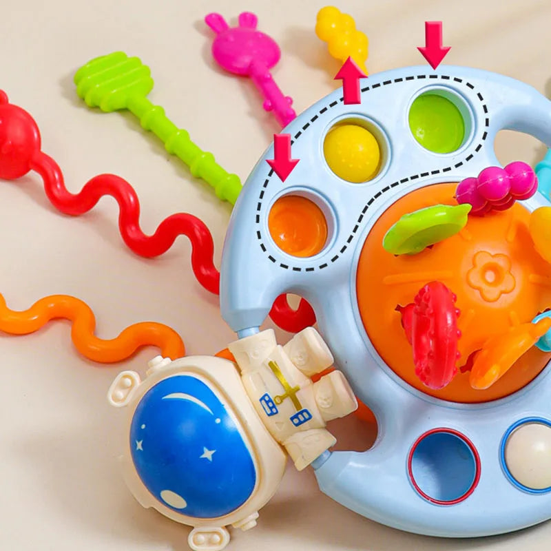 Montessori Pull-String Sensory Toy