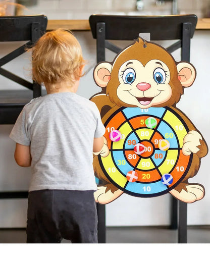 Sticky Ball Dart Board Game