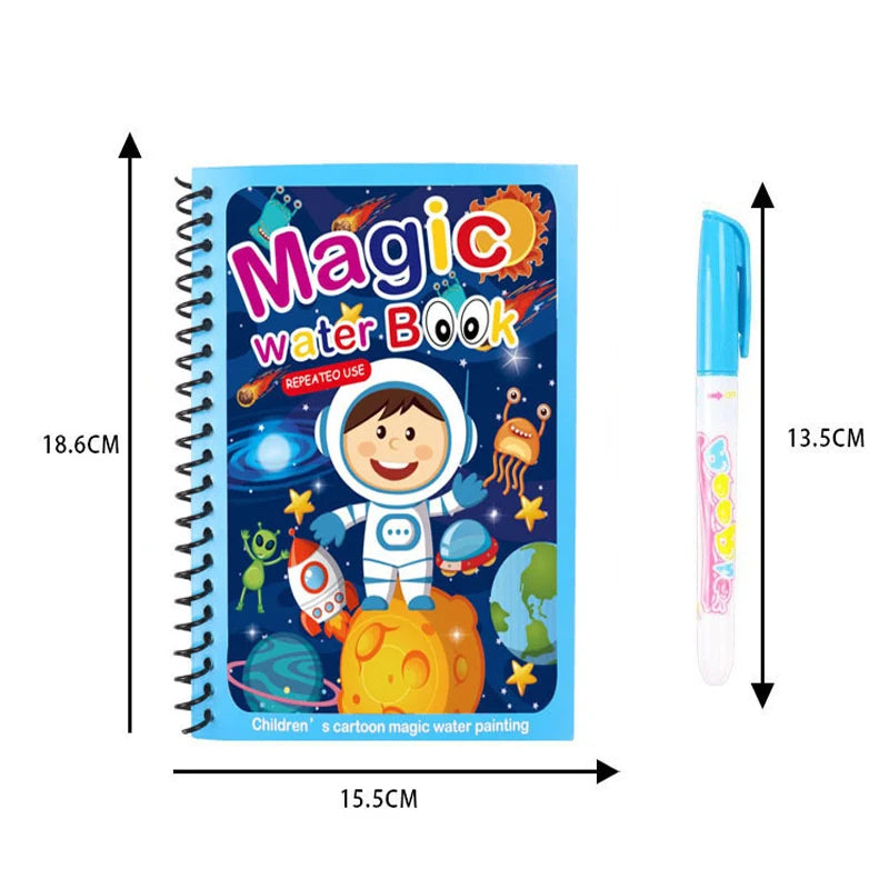 Magic Water Drawing Book