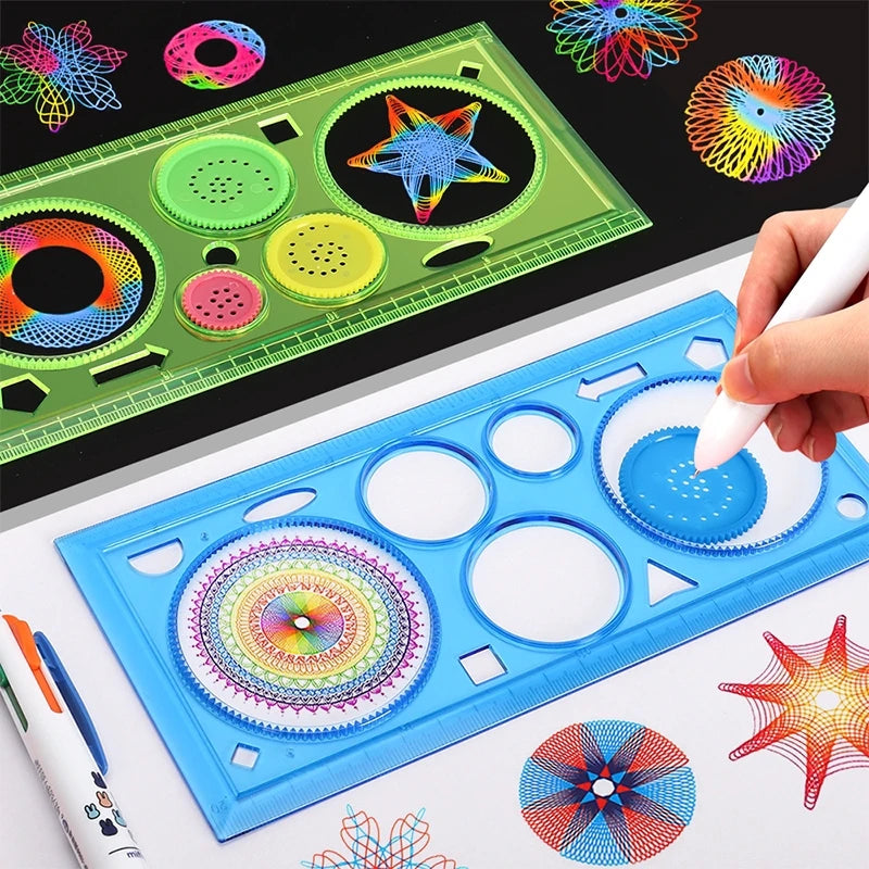 Spirograph Geometry Drawing Set