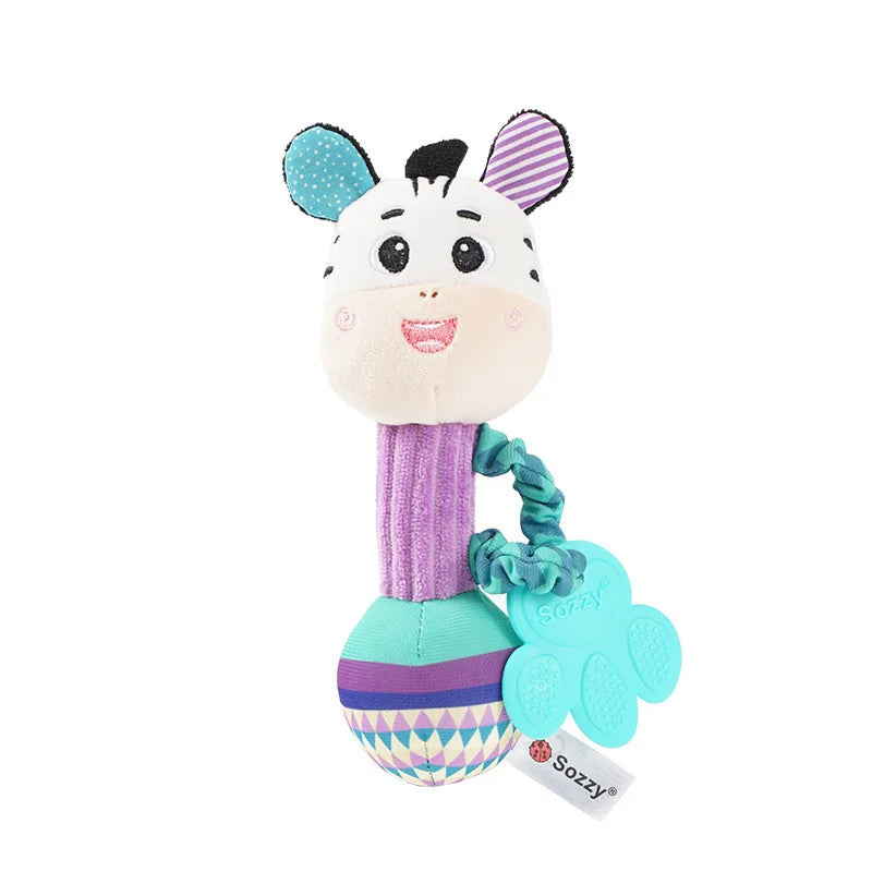 Soft Animal Rattle Grip Toy