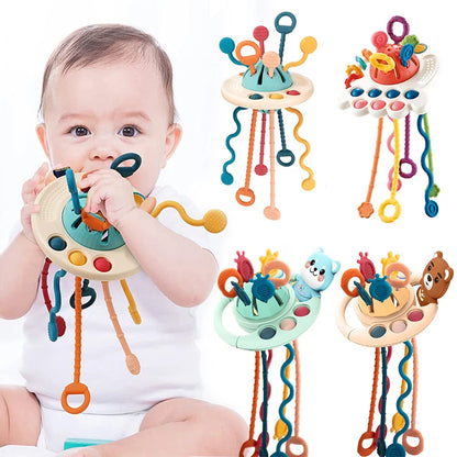 Montessori Pull-String Sensory Toy