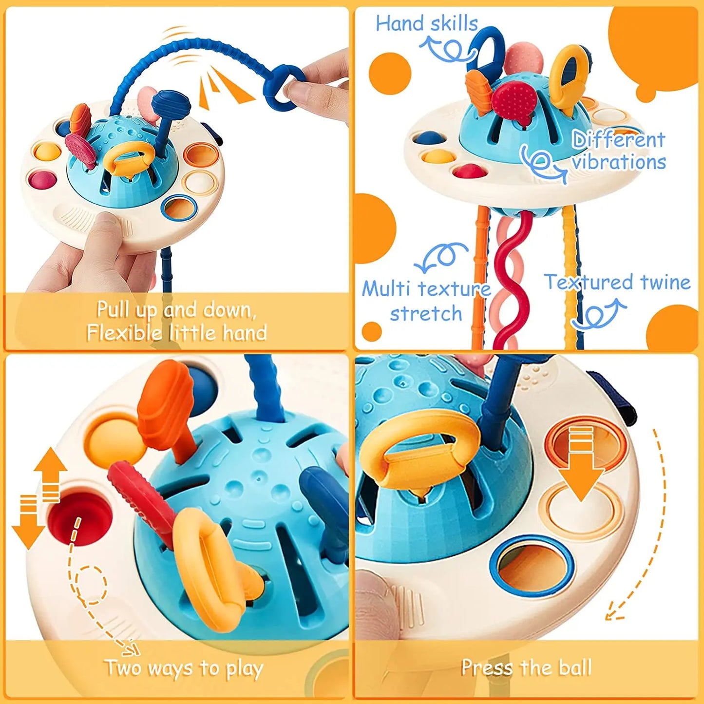 Montessori Pull-String Sensory Toy