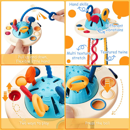 Montessori Pull-String Sensory Toy