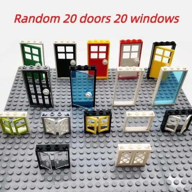 House Doors & Windows Building Block Set