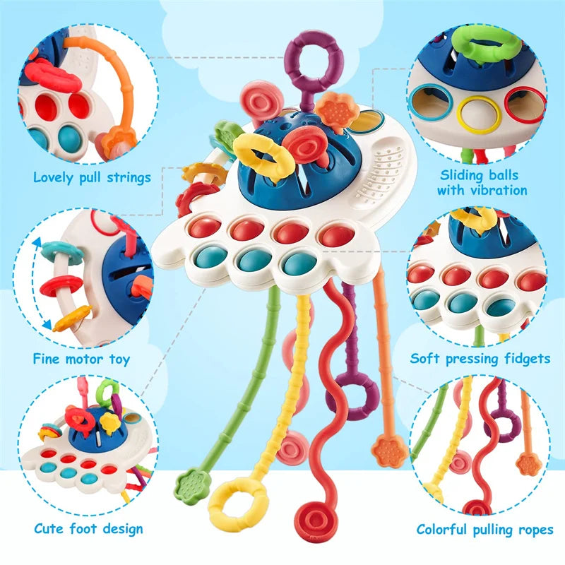 Montessori Pull-String Sensory Toy