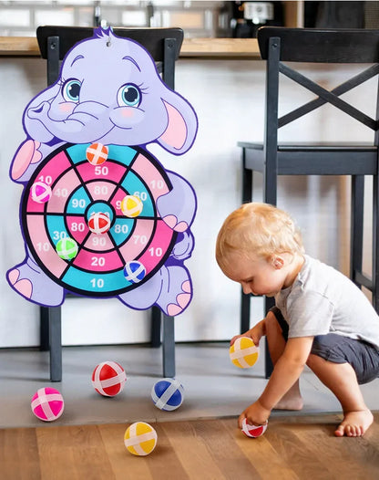 Sticky Ball Dart Board Game