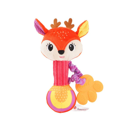 Soft Animal Rattle Grip Toy