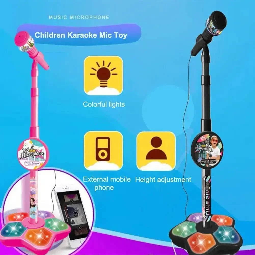 Mini Karaoke Microphone with Stand