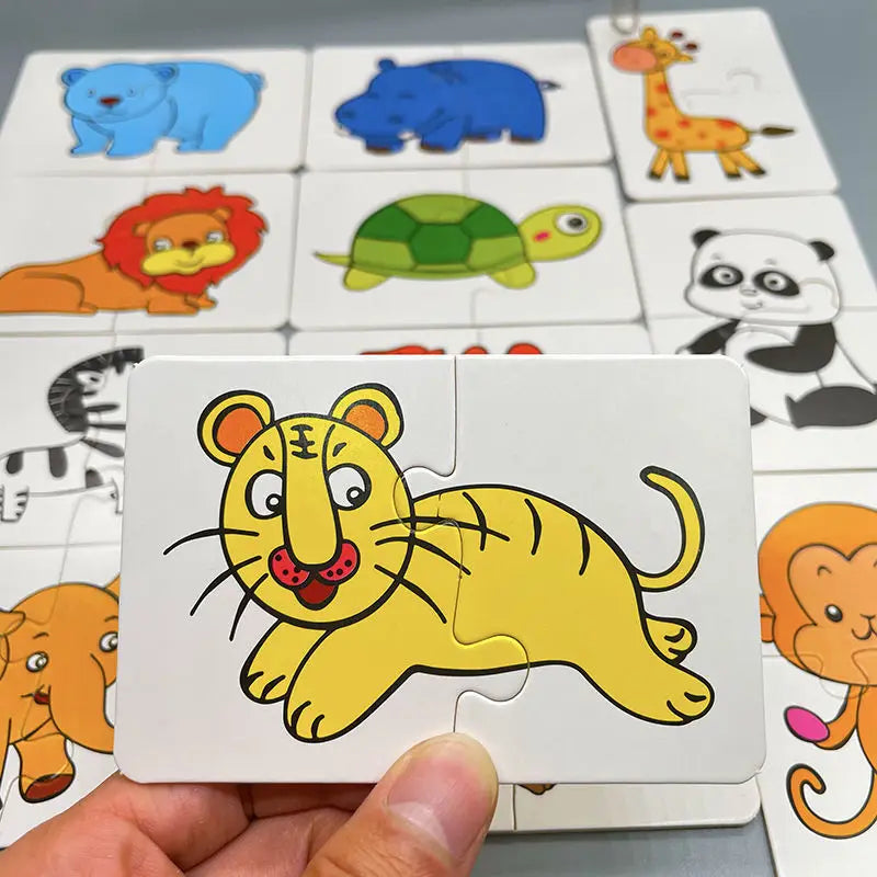 Animal Memory Matching Puzzle Game