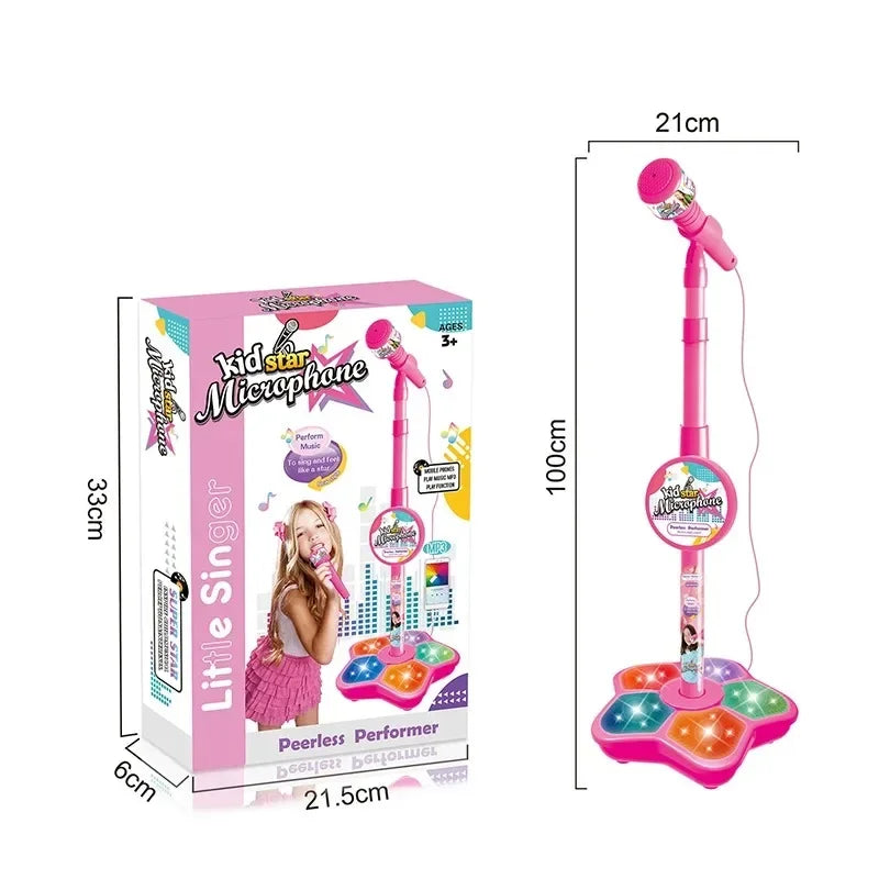 Mini Karaoke Microphone with Stand