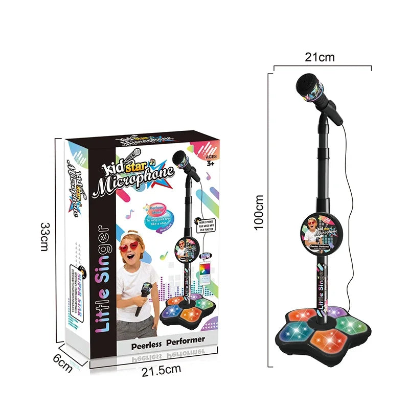 Mini Karaoke Microphone with Stand