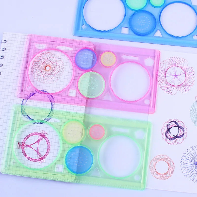 Spirograph Geometry Drawing Set