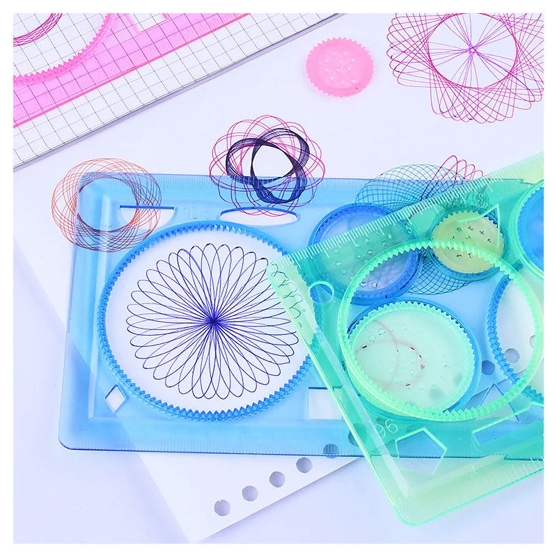 Spirograph Geometry Drawing Set