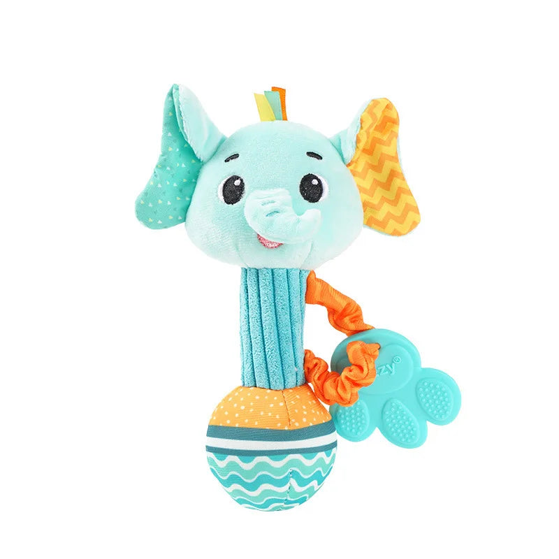 Soft Animal Rattle Grip Toy