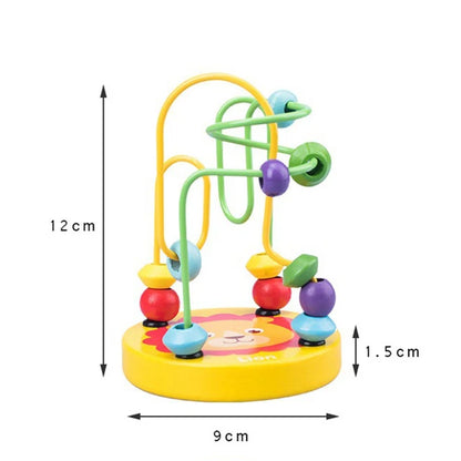 Montessori Wooden Roller Coaster Bead Maze