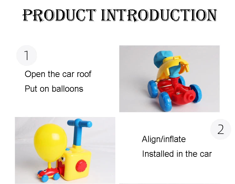 Air Balloon Car Toy