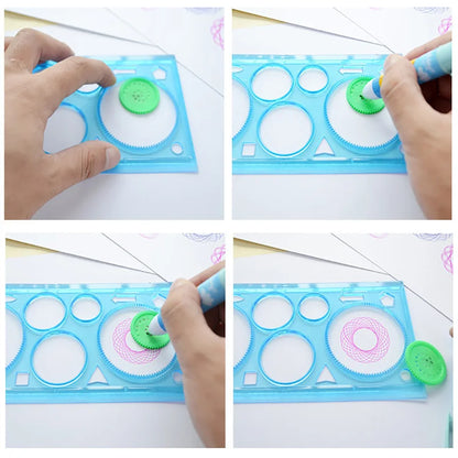 Spirograph Geometry Drawing Set