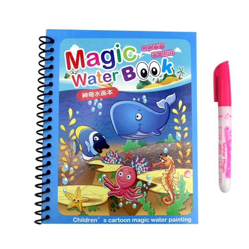 Magic Water Drawing Book