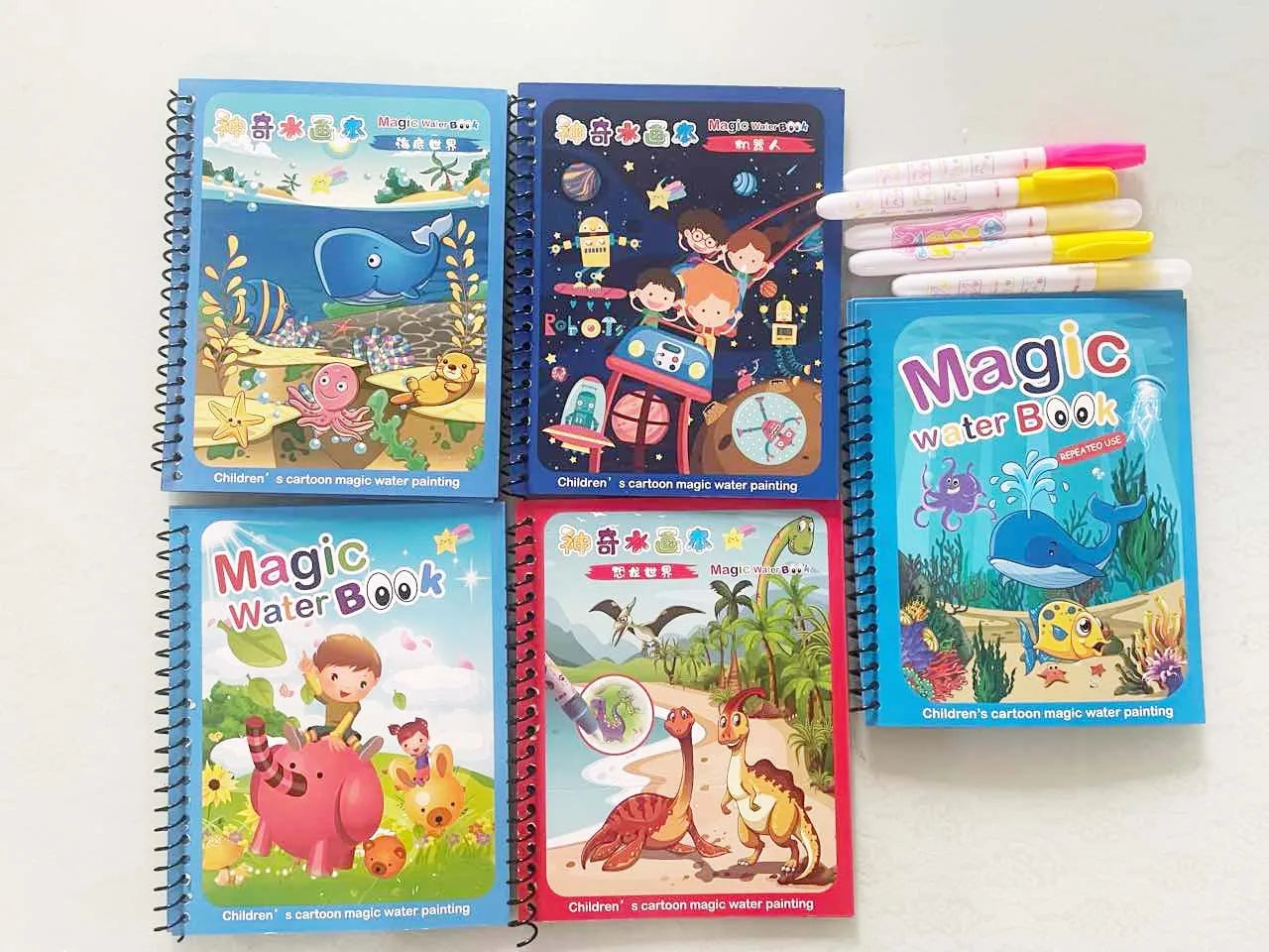 Magic Water Drawing Book