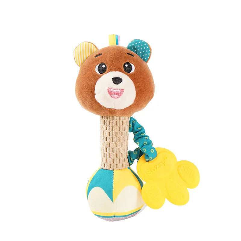 Soft Animal Rattle Grip Toy