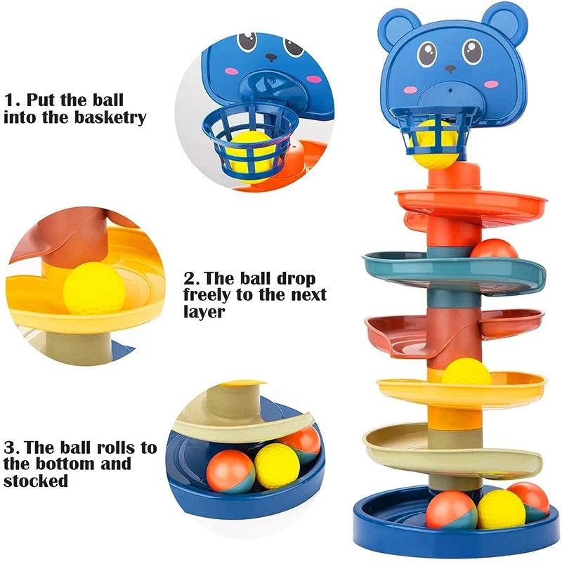 Montessori Baby Rolling Ball Toy