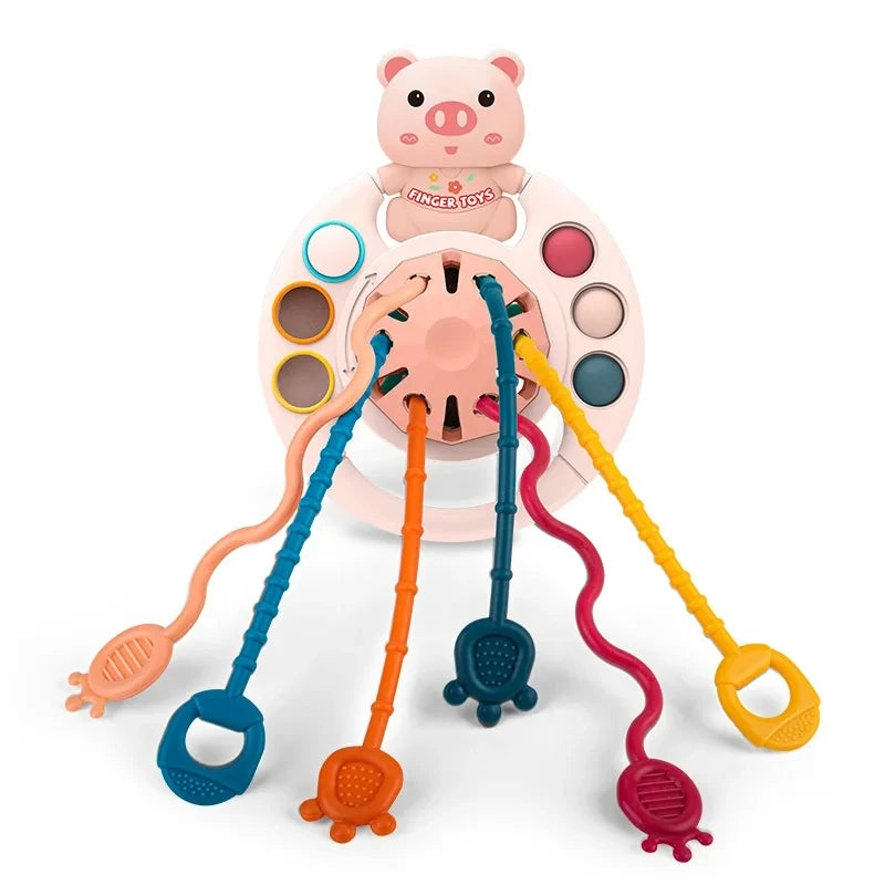 Montessori Pull-String Sensory Toy