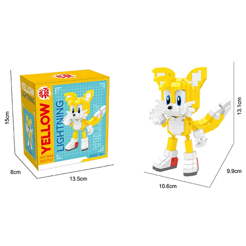 Sonic Building Blocks Action Figure Set