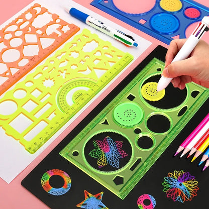 Spirograph Geometry Drawing Set