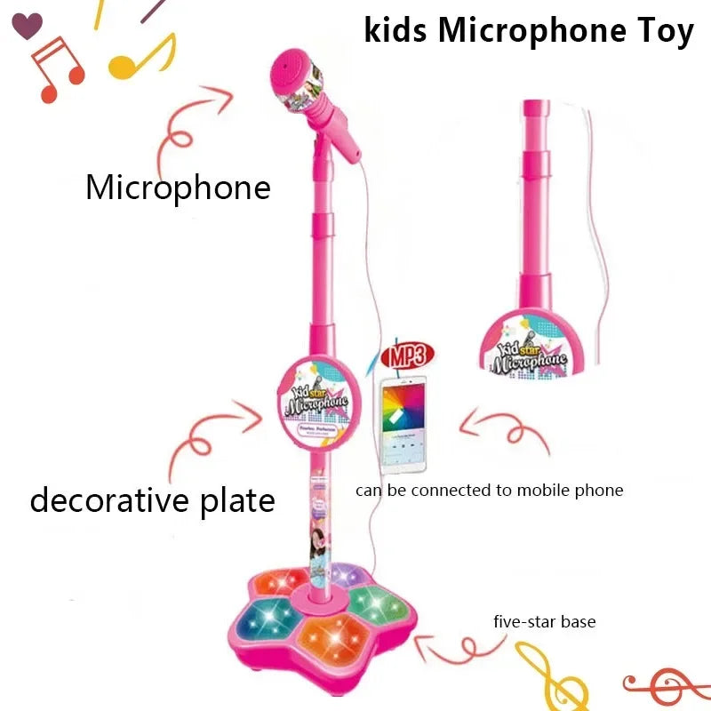 Mini Karaoke Microphone with Stand